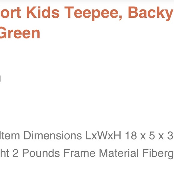 Kids teepee tent - Picture 4 of 4